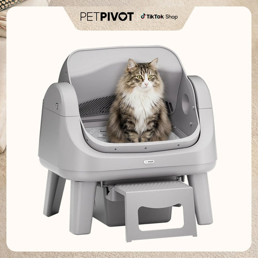 PetPivot AutoScooper 12 Lite Self-Cleaning Cat Litter Box