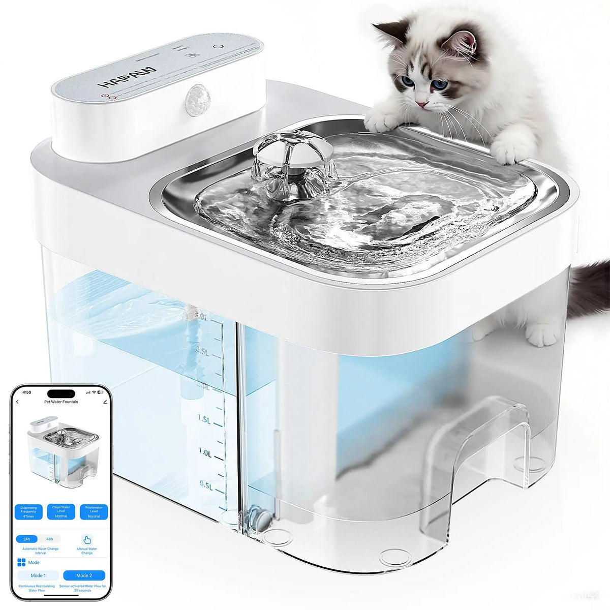 HAPAW Smart Cat Water Fountain